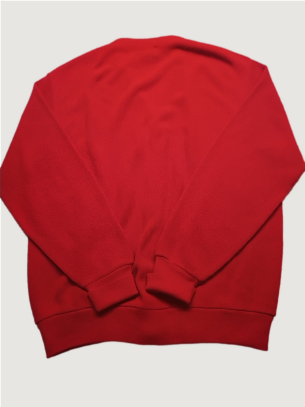 80's Izod Lacoste Men’s Red V-Neck Button Cardigan - Picture 2 of 8